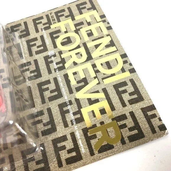 FENDI Unopened Medicom Toy BE @ RBRICK FENDI FOREVER charm Plastic Red Unused - Picture 7 of 9